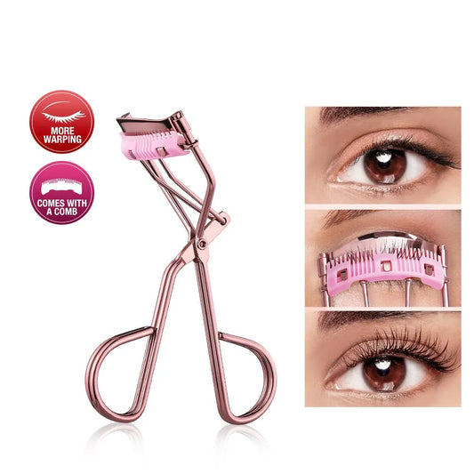 SALLY-Professional Rose Gold Eyelash Curler Eyelash Cosmetics Makeup Tools Ladies Accessories Quick Styling Compact Portable
